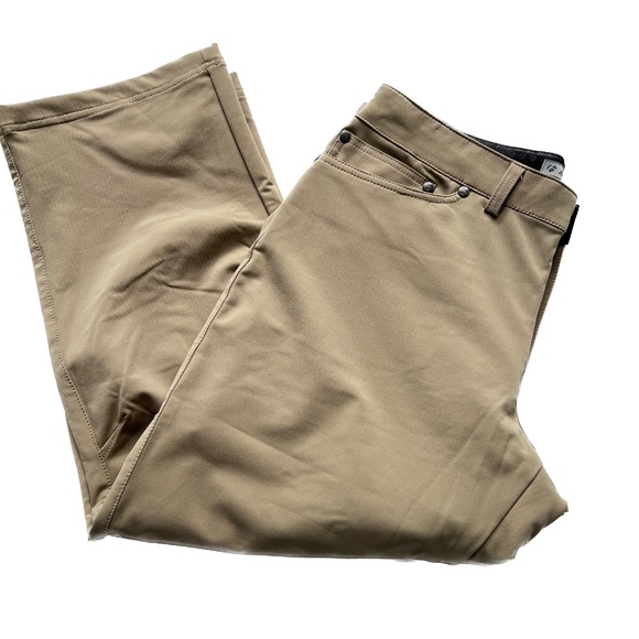 Bontrager Tan Cycling Cycle Bike Capri Pants Size S Nylon Blend - Picture 5 of 8